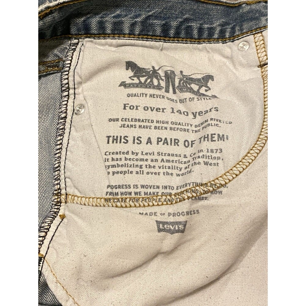 Levi's 559 Jeans Mens 39” Blue Denim Levis 100% Cotton - Picture 15 of 16